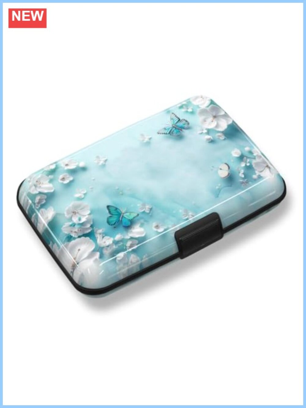RFID Blocking Aluminum Card Holder Mini Slim Wallet Business Card Case